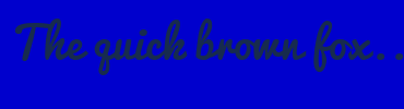 Image with Font Color 172B4E and Background Color 0000CD